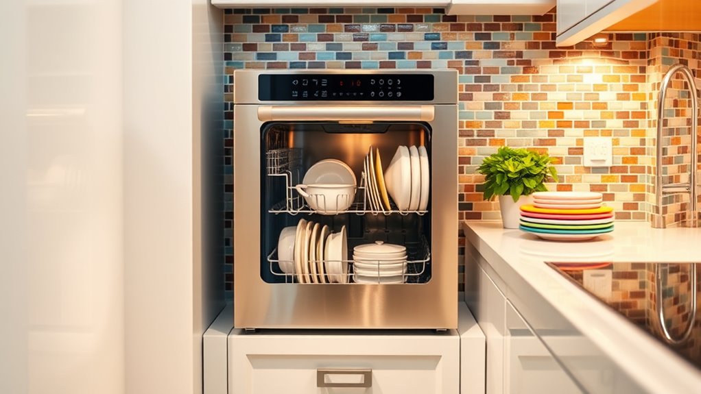small kitchen dishwasher considerations