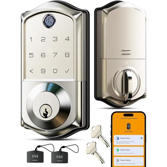 Veise VE017 Smart Fingerprint Door Lock with App