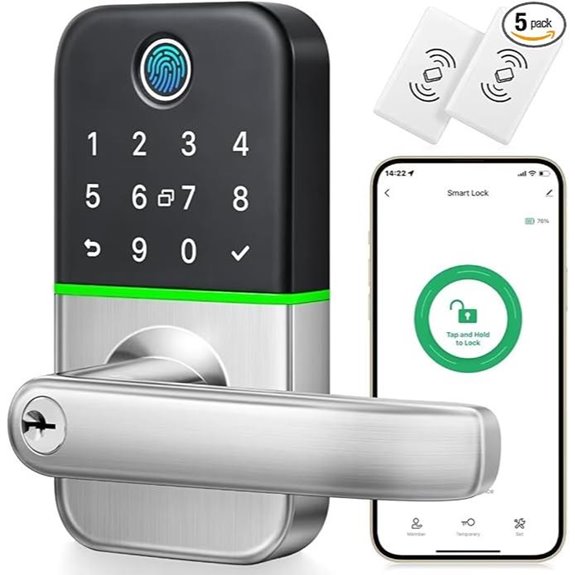 Kucacci Keyless Smart Door Lock with Handle