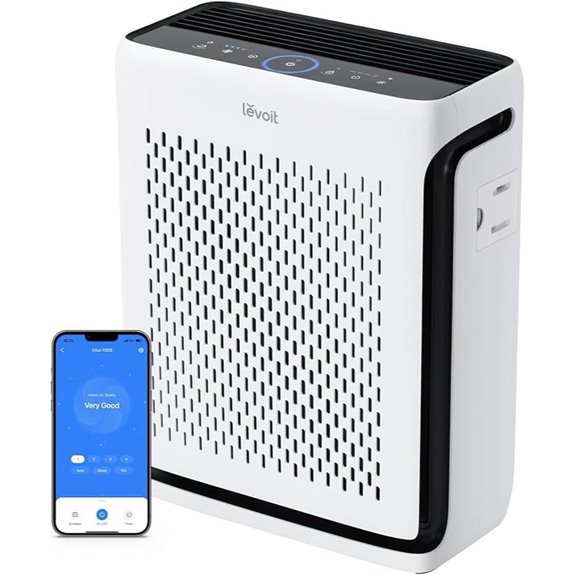 smart large room air purifier