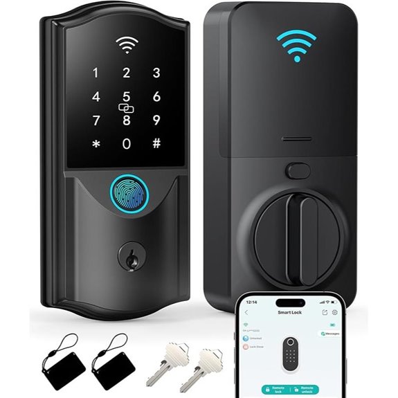 WiFi Smart Lock with Biometric & App Control