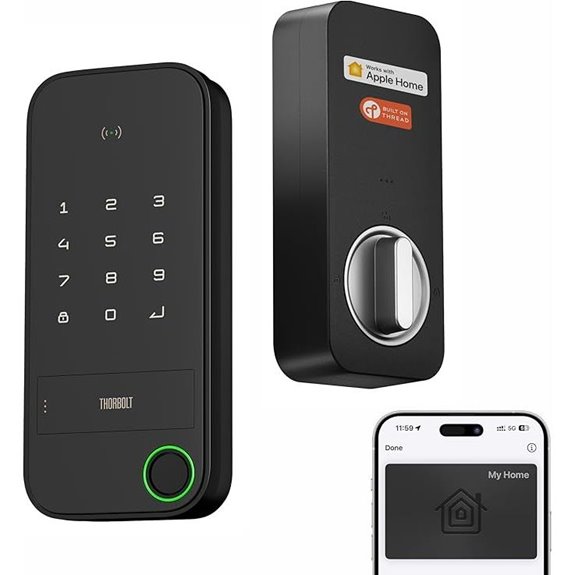X1 Apple Home Key Lock with Fingerprint & Keypad