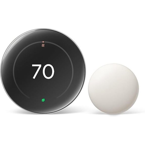 Google Nest Learning Thermostat & Sensor (Silver)