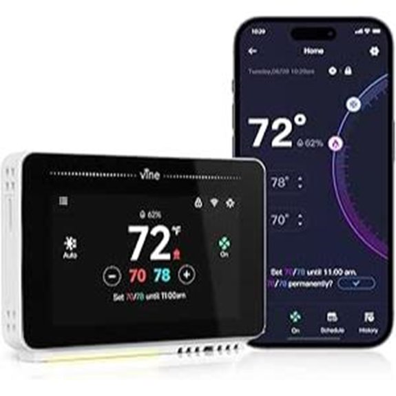 Vine WiFi Smart Thermostat with Nightlight
