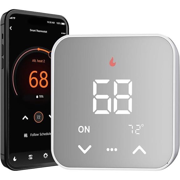 WiFi Smart Thermostat Compatible with Alexa & Google