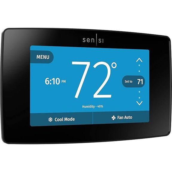 Emerson Sensi Touch Wi-Fi Thermostat with Color Display