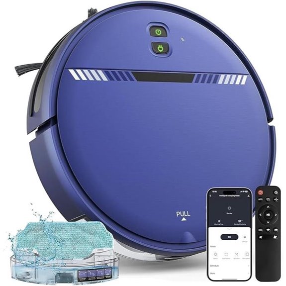 Robot Vacuum & Mop Combo with WiFi and App Control
