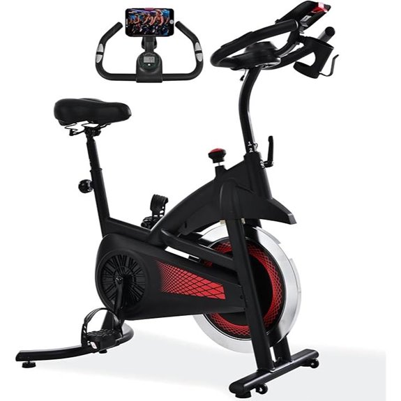Exercise Bike with Soft Seat and LED Monitor