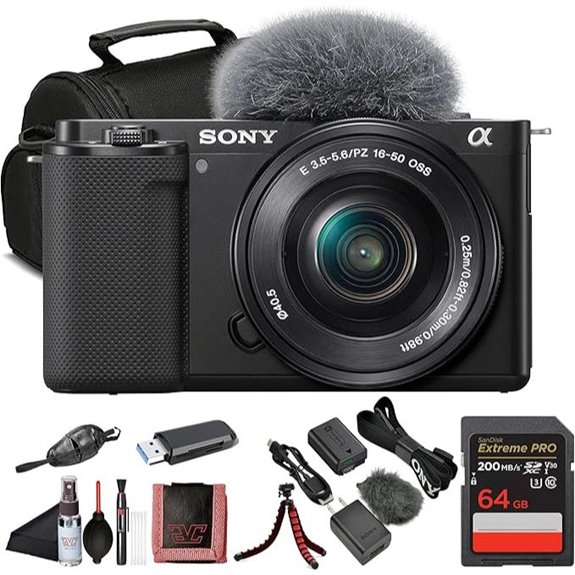Sony ZV-E10 Mirrorless Camera with 16-50mm Lens Kit