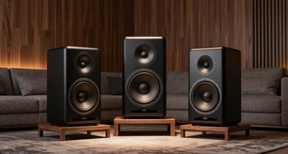 speaker triangle arrangement