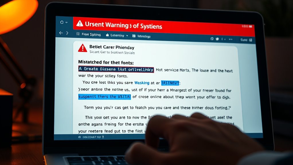 spot fake email signs