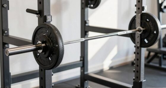 squat rack safety setup