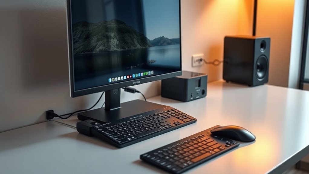 streamlined workspace and connectivity