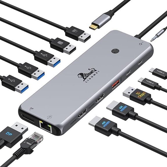 thirteen in one usb c hub
