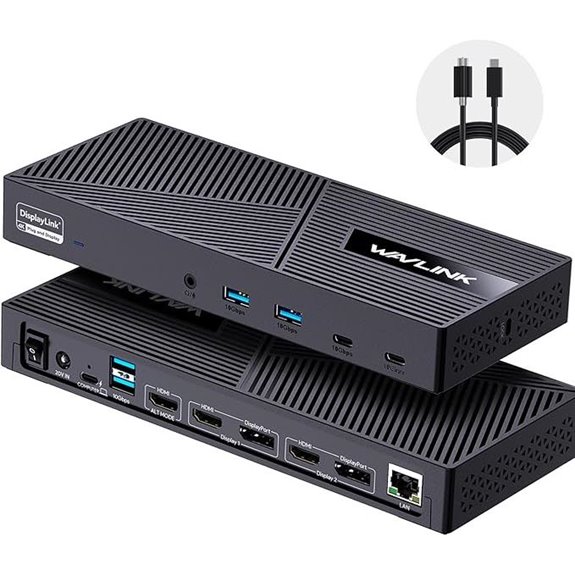 WAVLINK Docking Station 3 Monitors with 130W Power