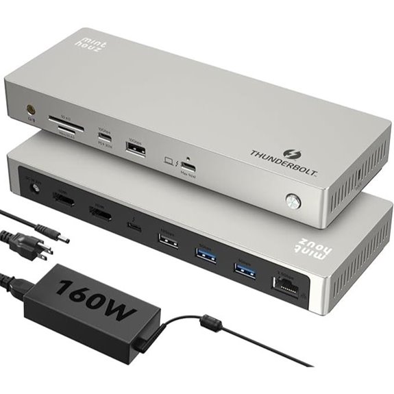Minthouz Thunderbolt 4 Dock with 8K Video and Ports