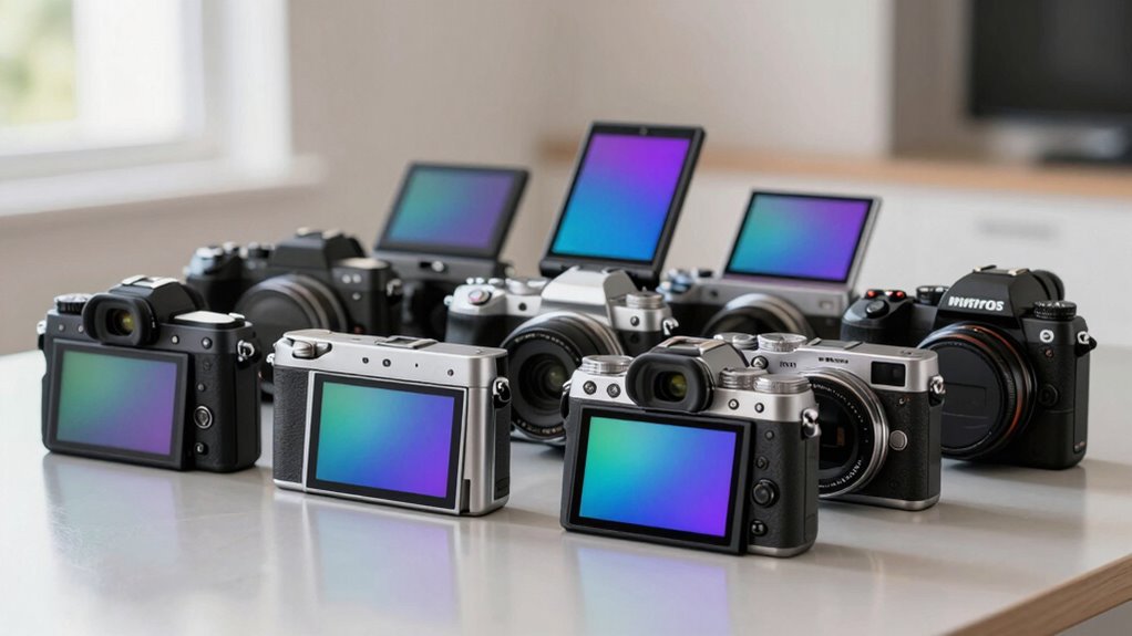 top mirrorless flip screen cameras