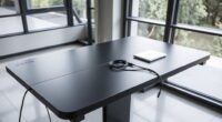 top standing desks with cables