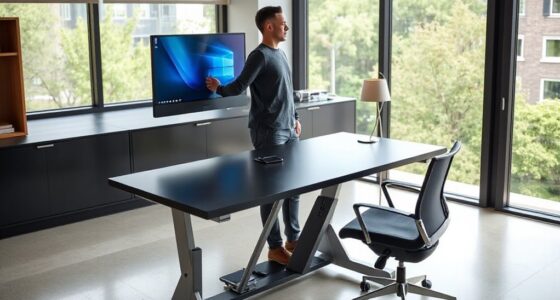 top tall person desks
