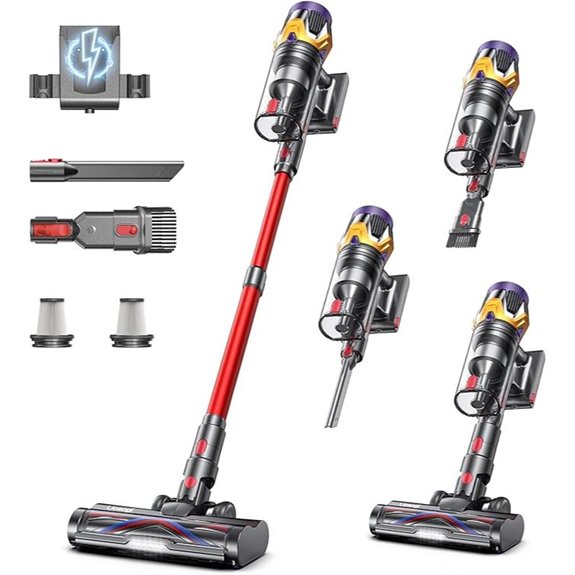 Upgraded Cordless Vacuum Cleaner with Touch Screen
