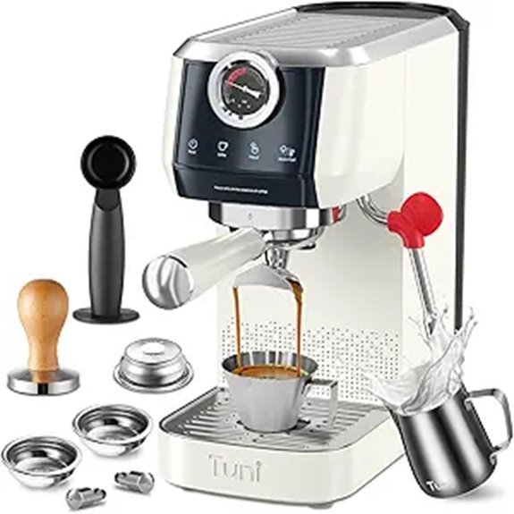 Tuni E2 58mm Espresso Machine with Dual Boilers
