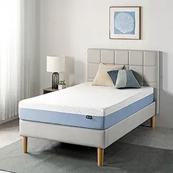 Zinus 8 Twin Cooling Memory Foam Mattress
