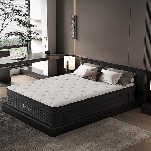 Twin Size Memory Foam Mattress with Pocket Springs