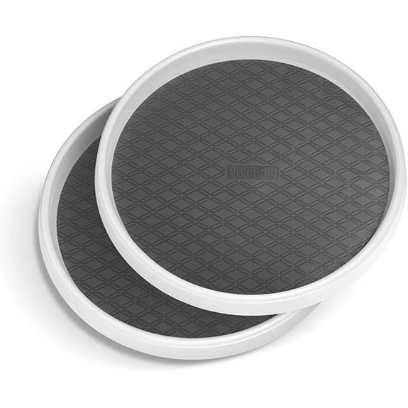 Lazy Susan Organizers for Kitchen and Bathroom (2 Pack)