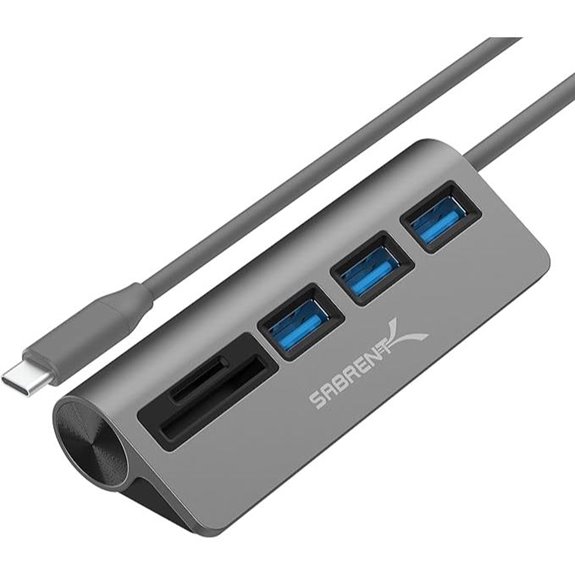 Sabrent 5-in-1 USB-C Hub with Card Reader