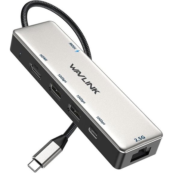 WAVLINK USB C Hub with 2.5G Ethernet and 4K HDMI
