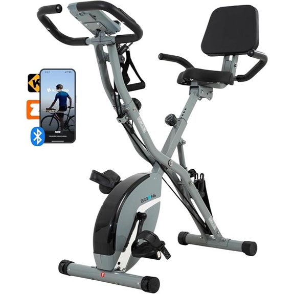BARWING 5-in-1 Foldable Stationary Exercise Bike