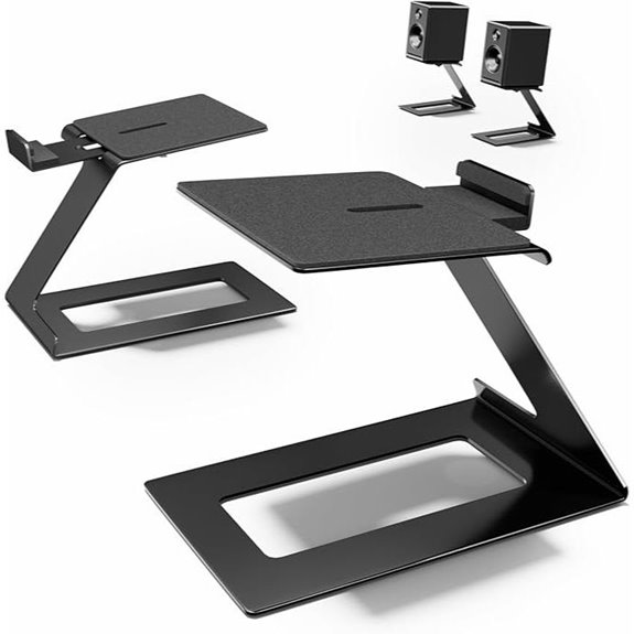 PUTORSEN Desk Speaker Stands with Vibration Absorption