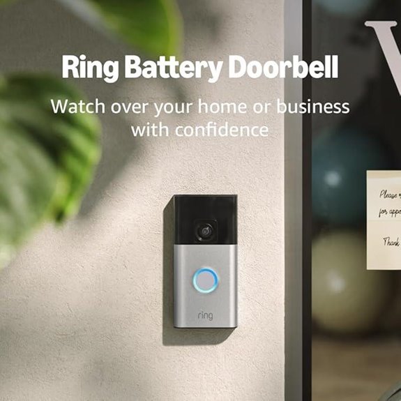 Ring Battery Doorbell with Video Audio Motion Alerts