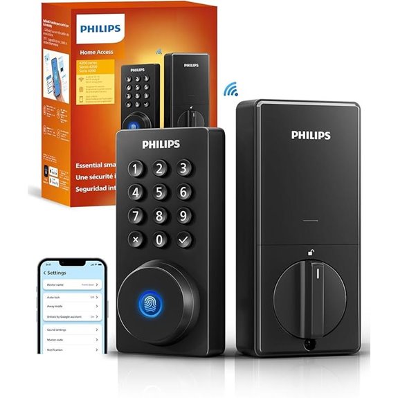 Philips Wi-Fi Smart Door Lock with App & Voice Control