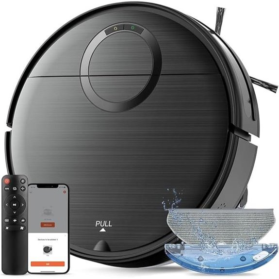 Robot Vacuum & Mop Combo with Wi-Fi and Schedule