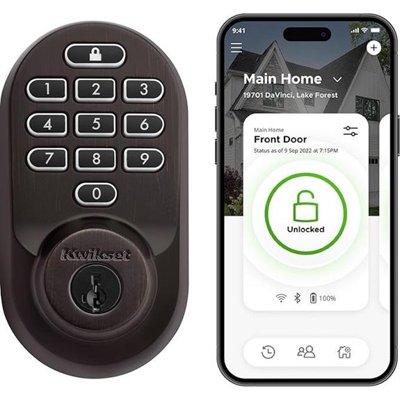 Kwikset Halo Wi-Fi Smart Lock with Keyless Entry