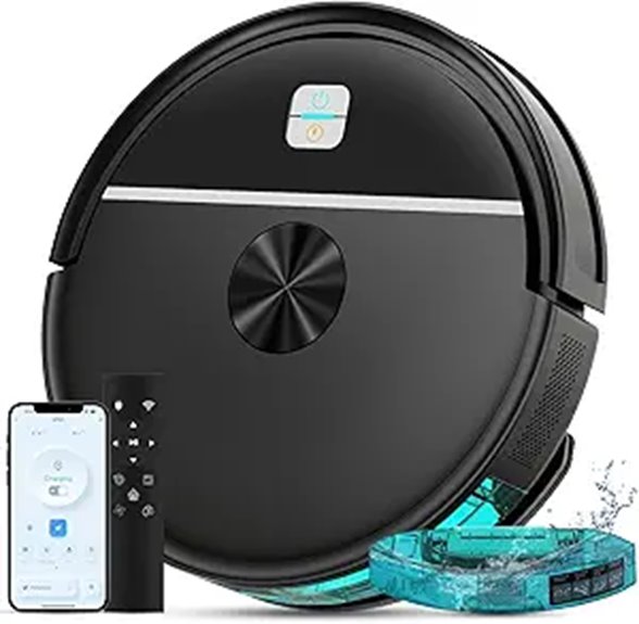 ECOHOME Robot Vacuum & Mop Combo with Wi-Fi