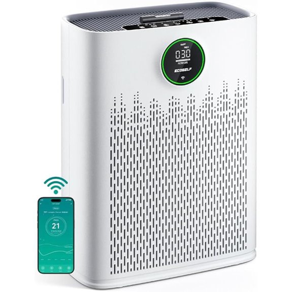 Smart Air Purifier with WiFi for Large Rooms