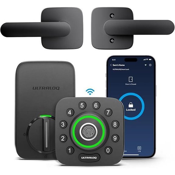 ULTRALOQ U-Bolt Pro WiFi Smart Lock with Handle