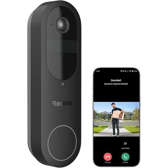 REOLINK 2K Battery Video Doorbell with Motion Detection