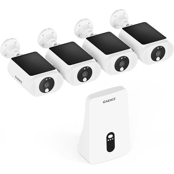 Wireless Outdoor Security Camera Kit with 2K Night Vision