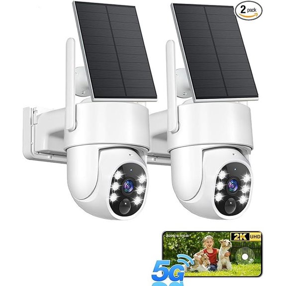 Wireless 2K Outdoor Security Cameras (2 Pack)