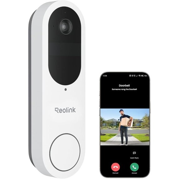 Reolink Battery Video Doorbell with 2K Camera