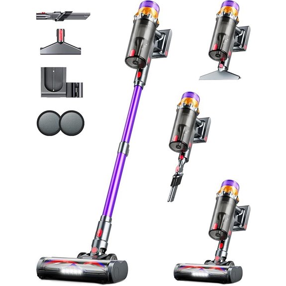 Cordless Vacuum Cleaner 500W 60Min Self-Standing LED