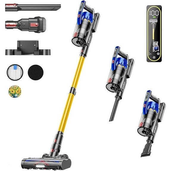 Cordless 600W Vacuum Cleaner with Removable Battery