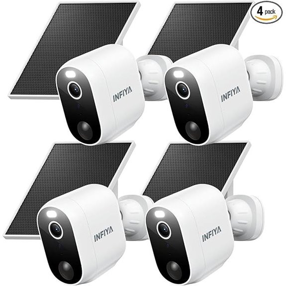 Wireless Outdoor Security Cameras with AI Detection