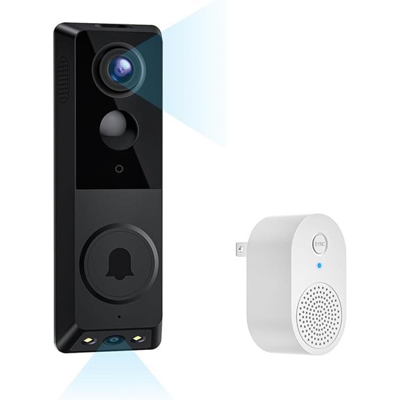 Battery-Powered Security Video Doorbell with AI Detection
