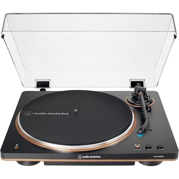 Audio-Technica AT-LP70XBT Wireless Turntable (Black/Bronze)