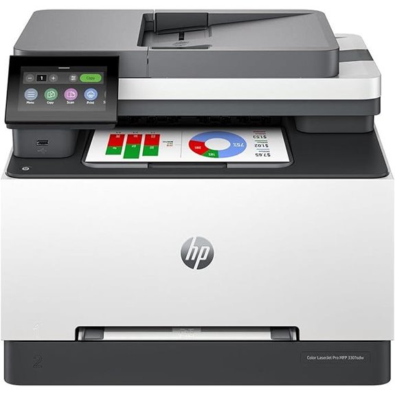 HP Color LaserJet Pro MFP 3301sdw Wireless Printer