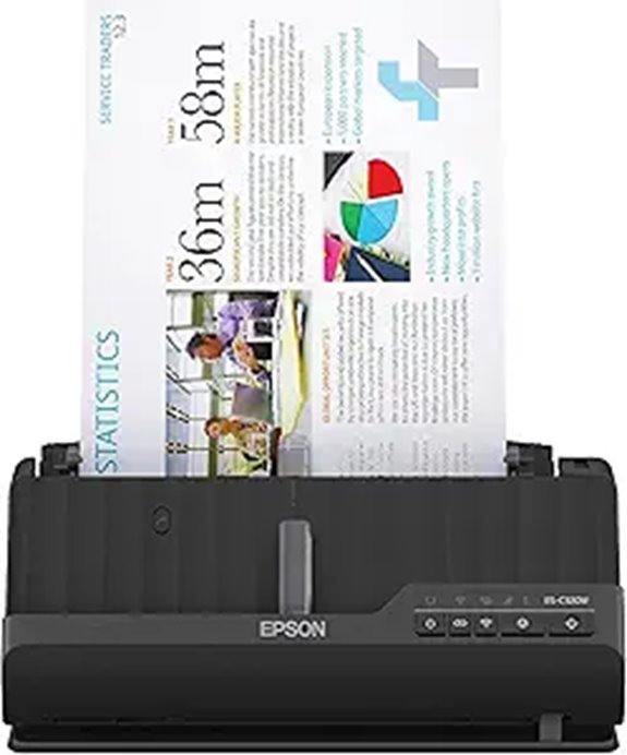 Epson Workforce ES-C320W Wireless Document Scanner